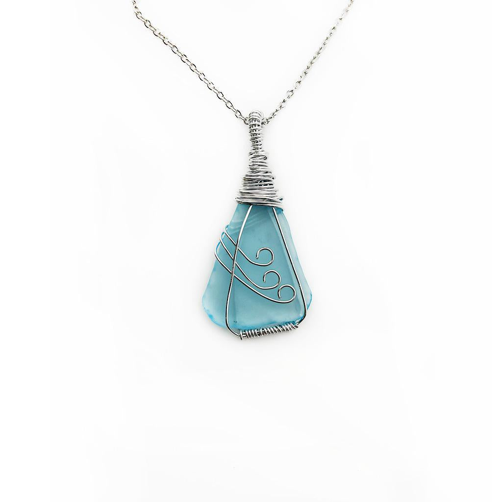 Wire Wrap Fern Necklace