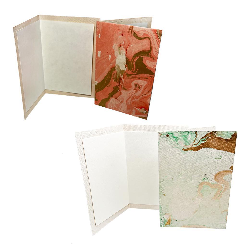 Handmade Marbled Card Set