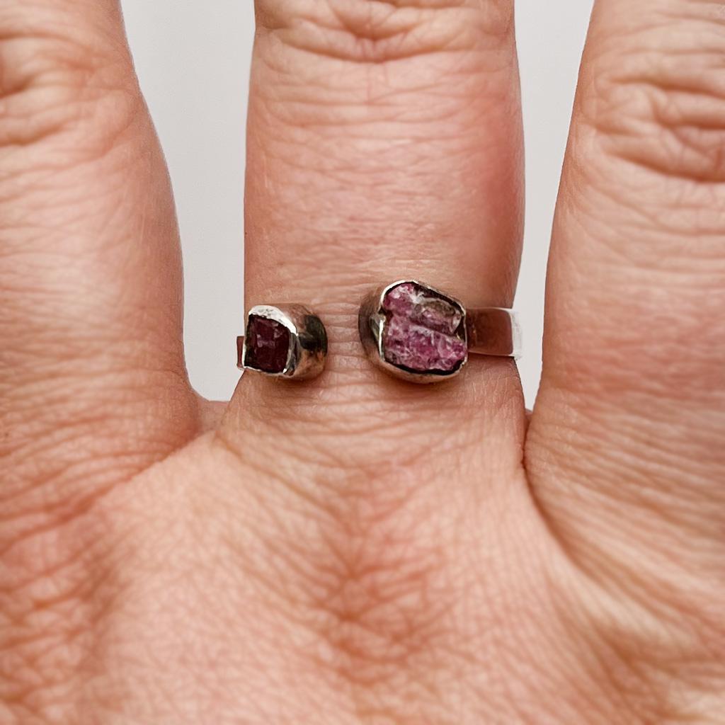 Tourmaline Silver Ring