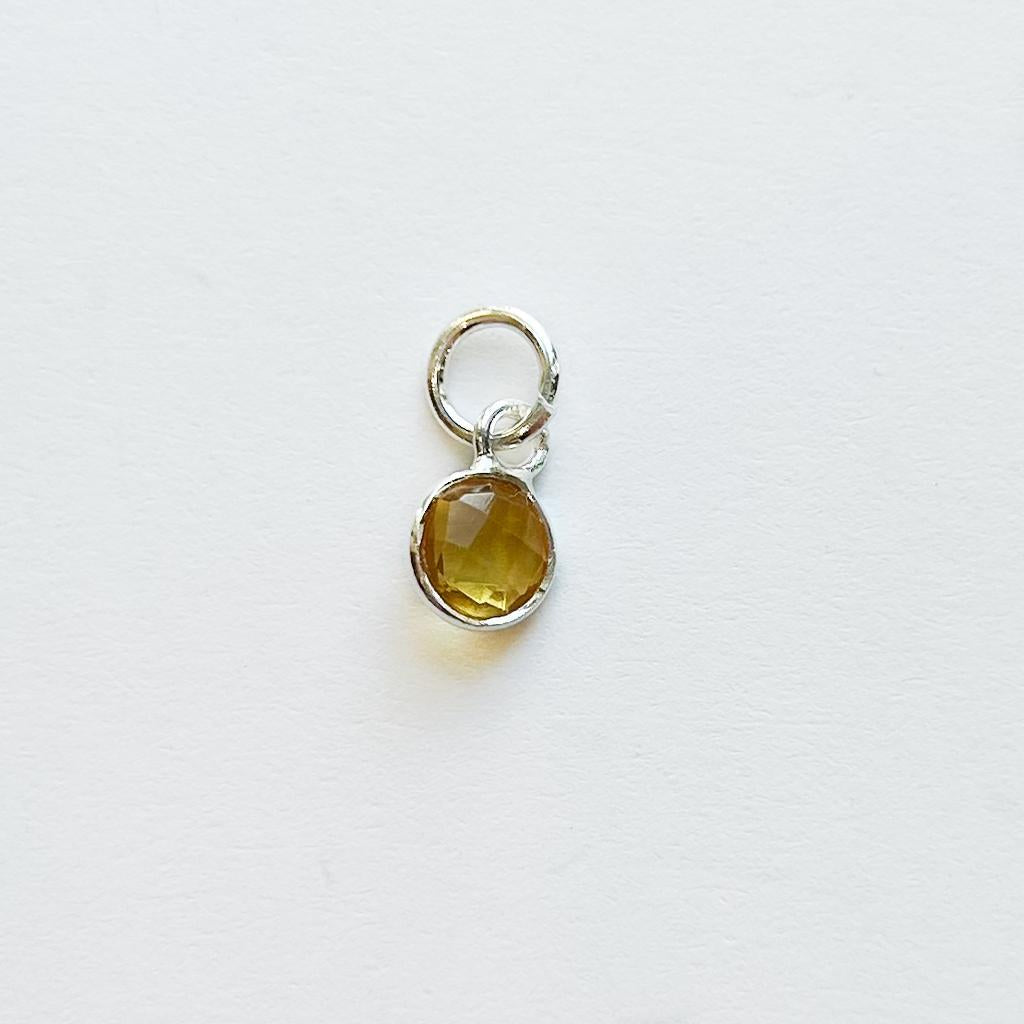 Silver Birthstone Charm