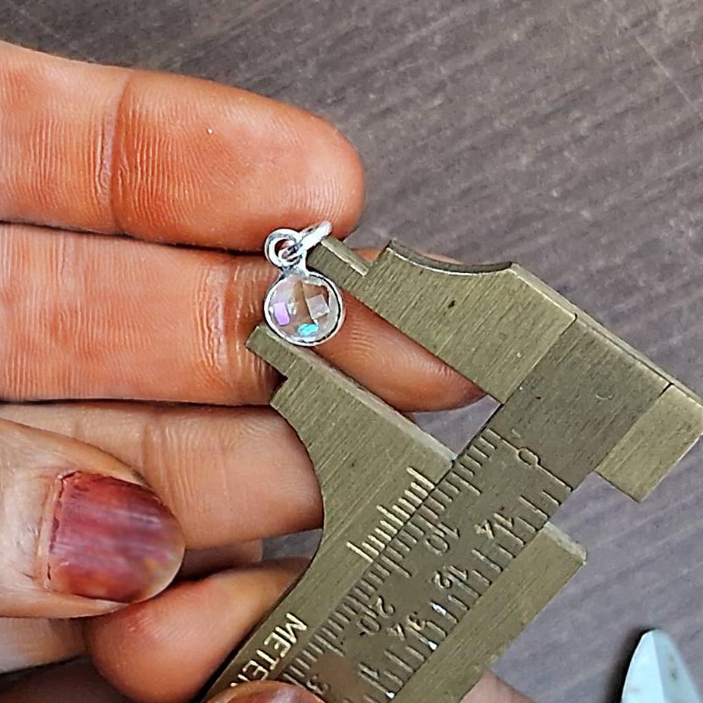 Silver Birthstone Charm
