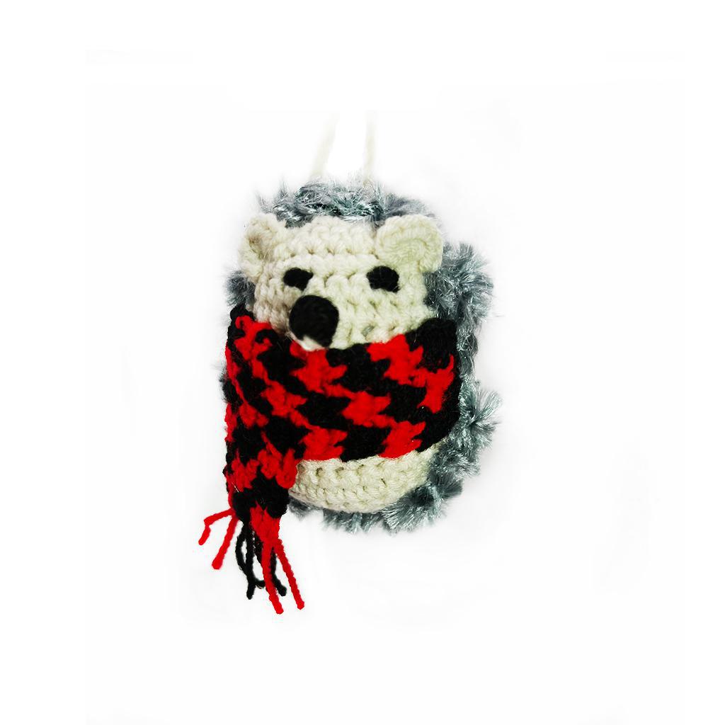 Crochet Hedgehog Ornament