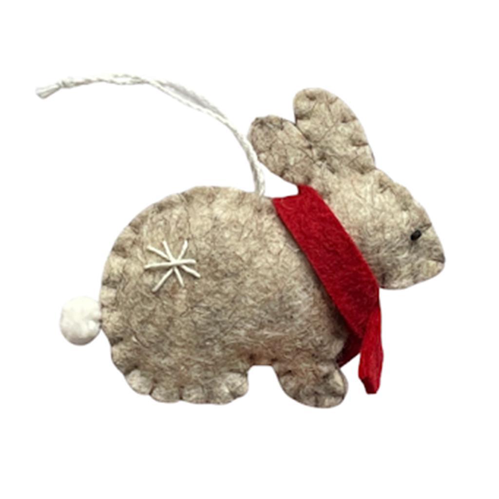 Felt Bunny Ornament