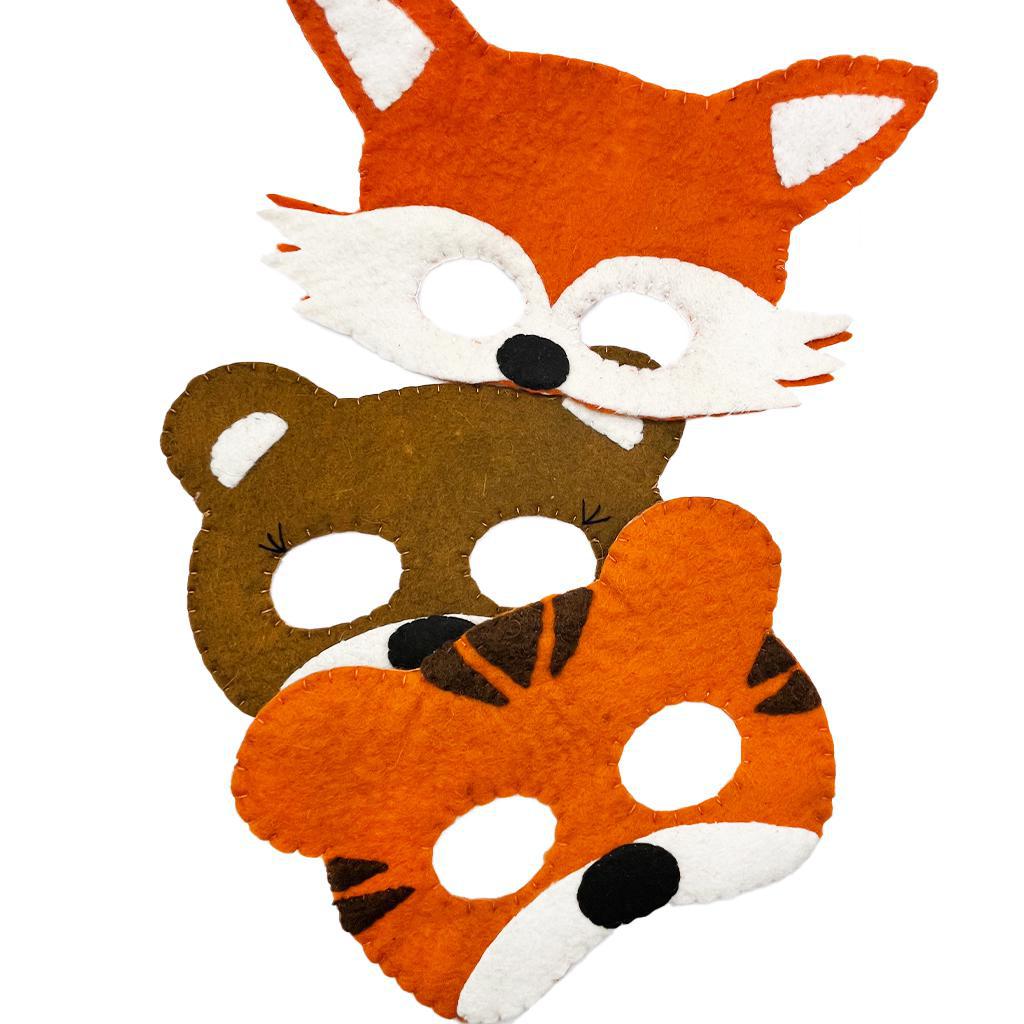 Felt Tiger Face Mask