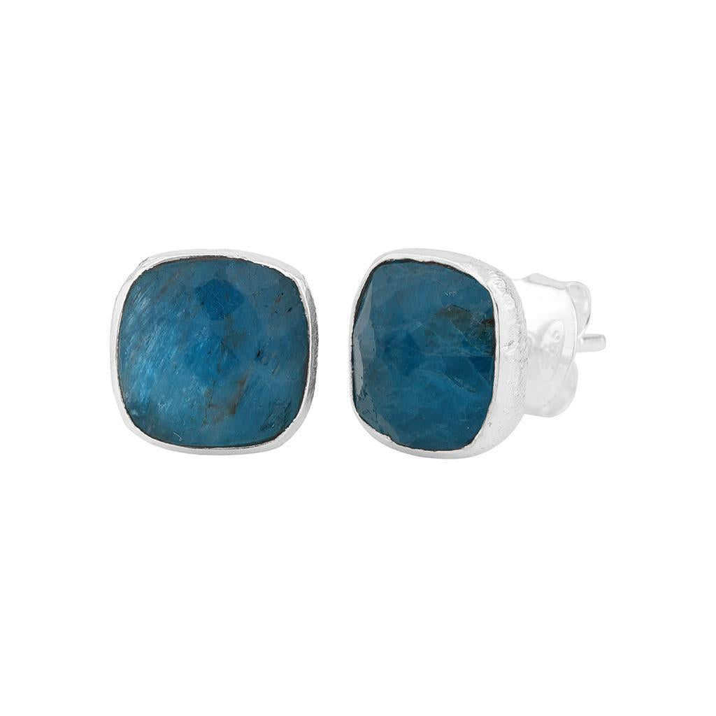 Apatite Silver Earrings