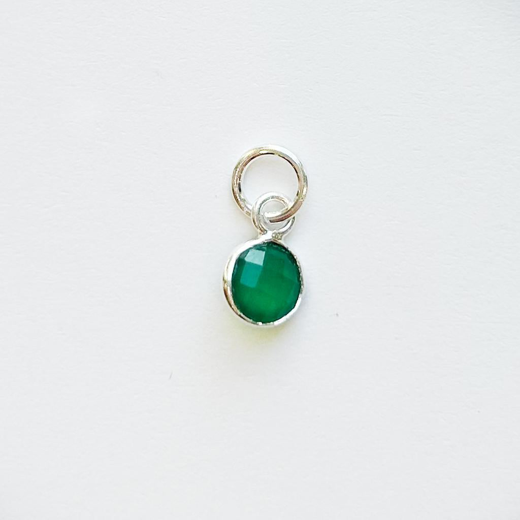 Silver Birthstone Charm