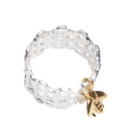 Sterling Bee Ring