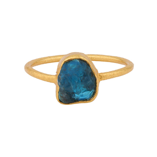 Gold Apatite Ring