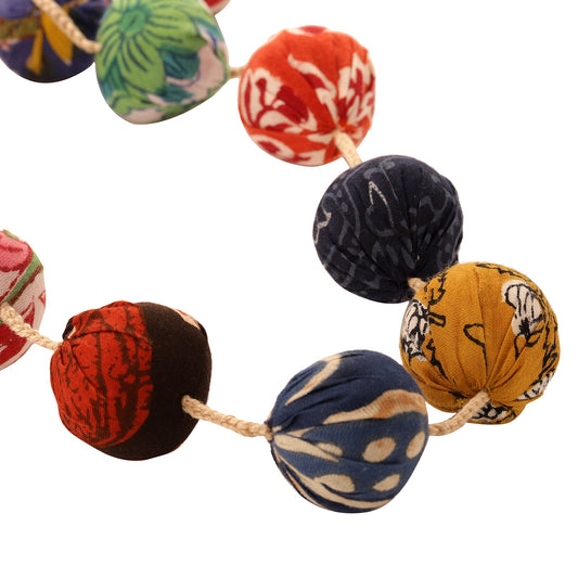 Blockprint Ball Garland