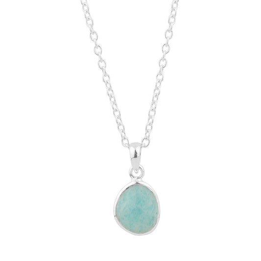 Amazonite Pendant Necklace