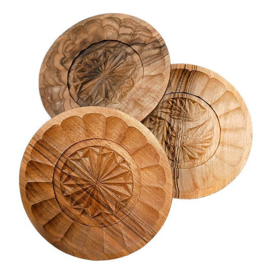 Carved Wooden Coaster
