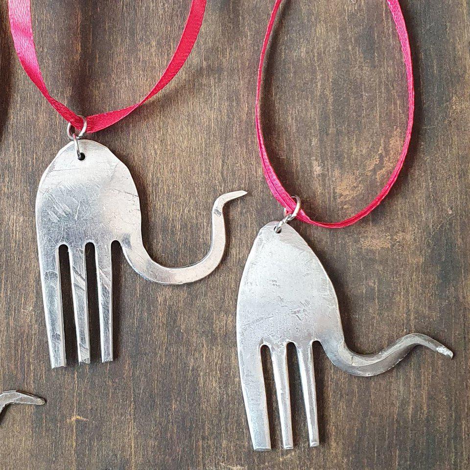 Fork Camel Ornament