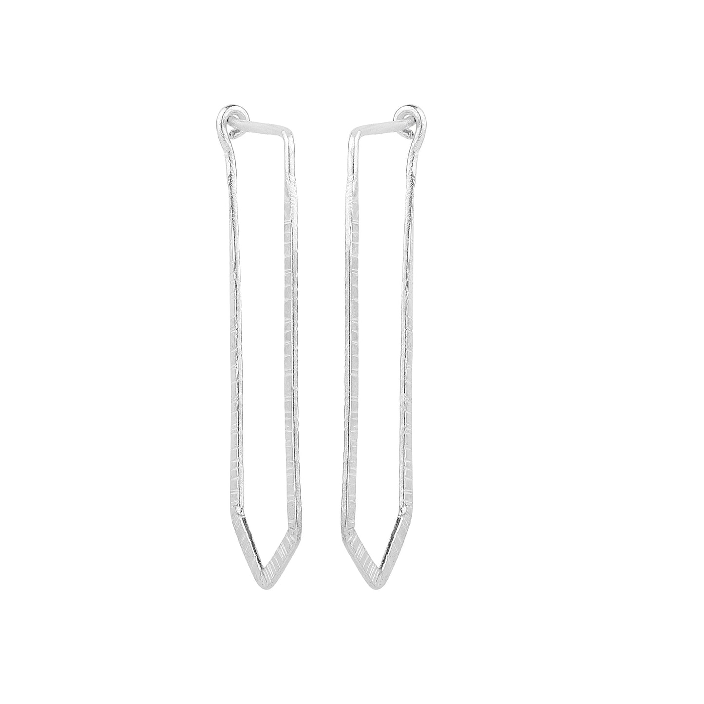 Sterling Silver Notched Rectangles