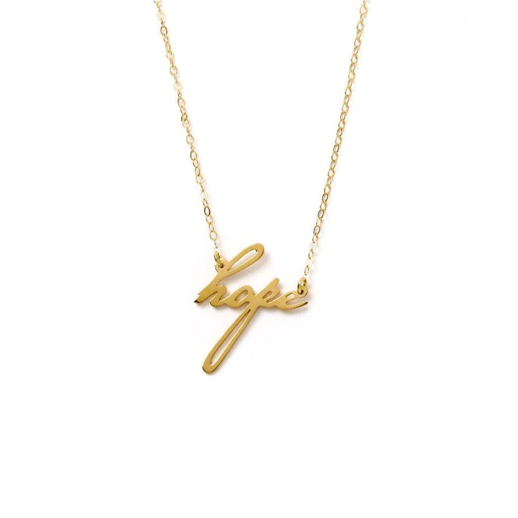 Gold Maya Hope Necklace