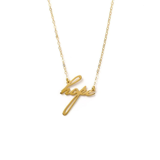 Gold Maya Hope Necklace