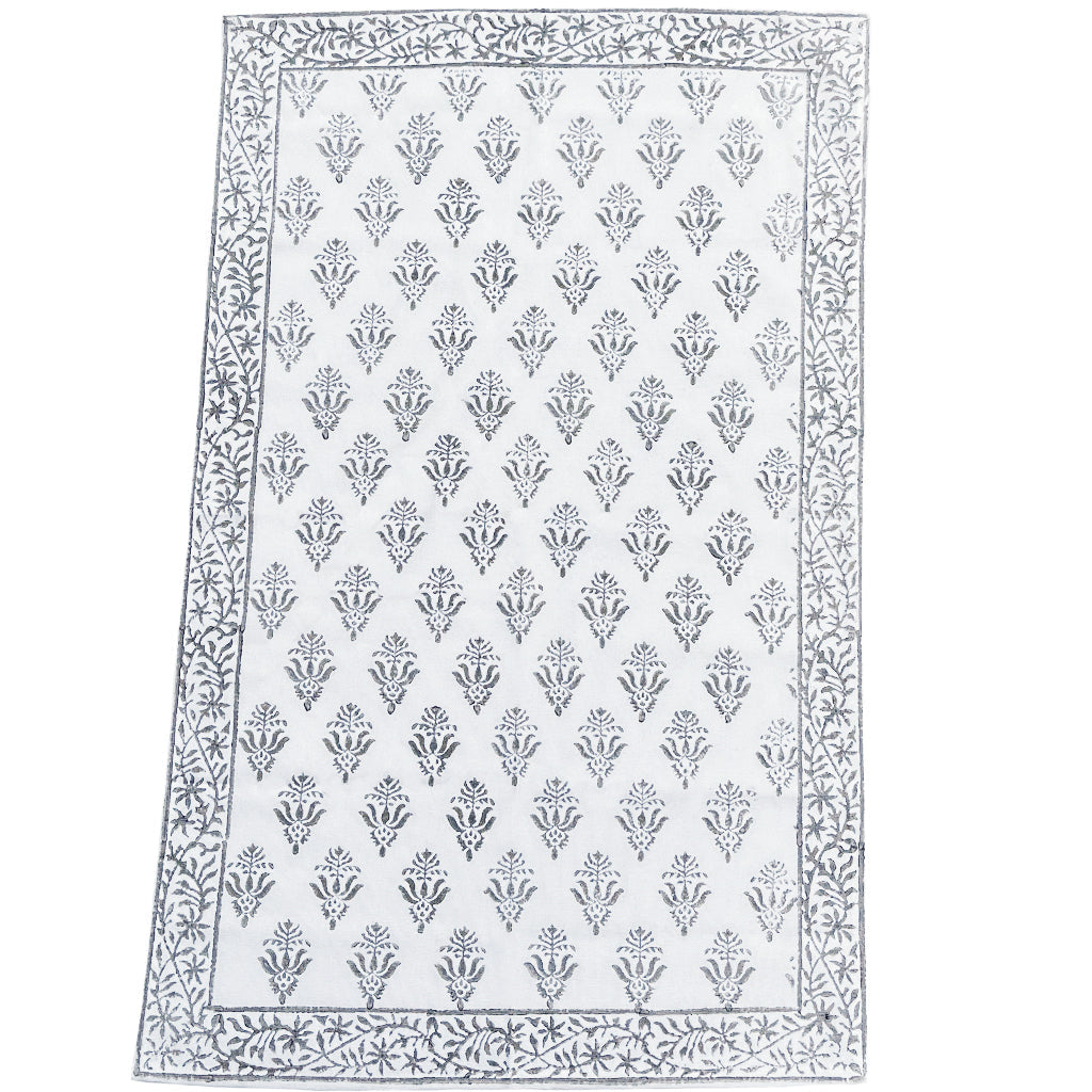 Grey Lotus Tea Towel