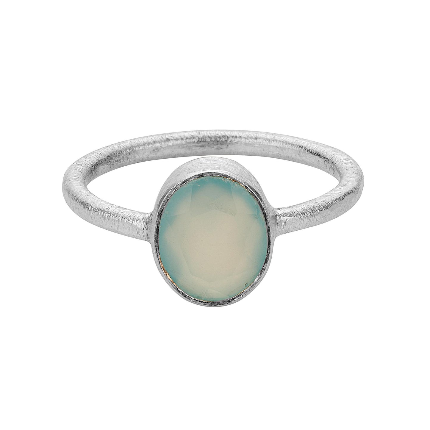 Chalcedony Oval Ring