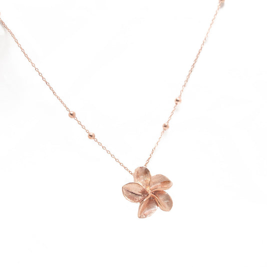 Rose Gold Blossom Necklace