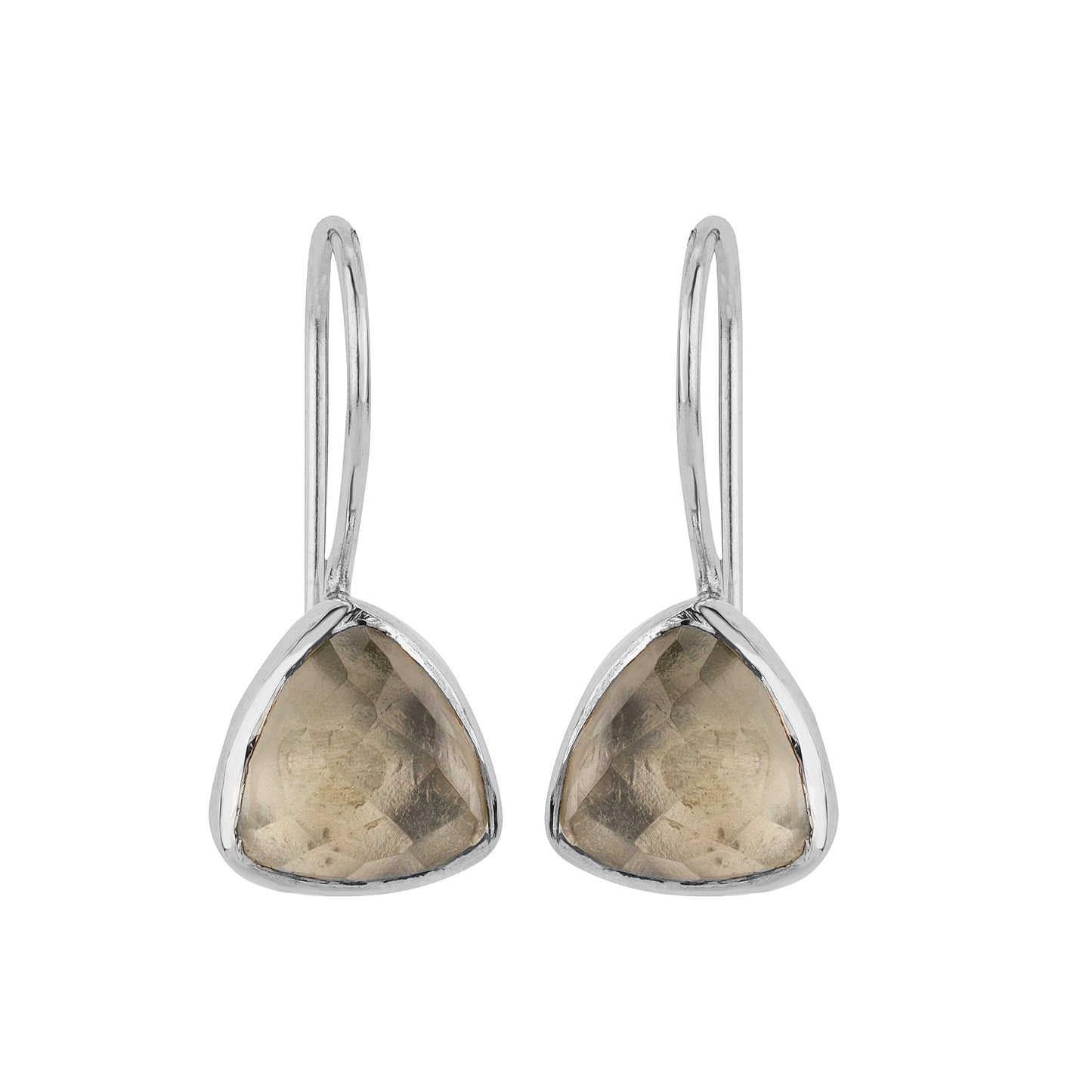 Green Amethyst Drop Earrings