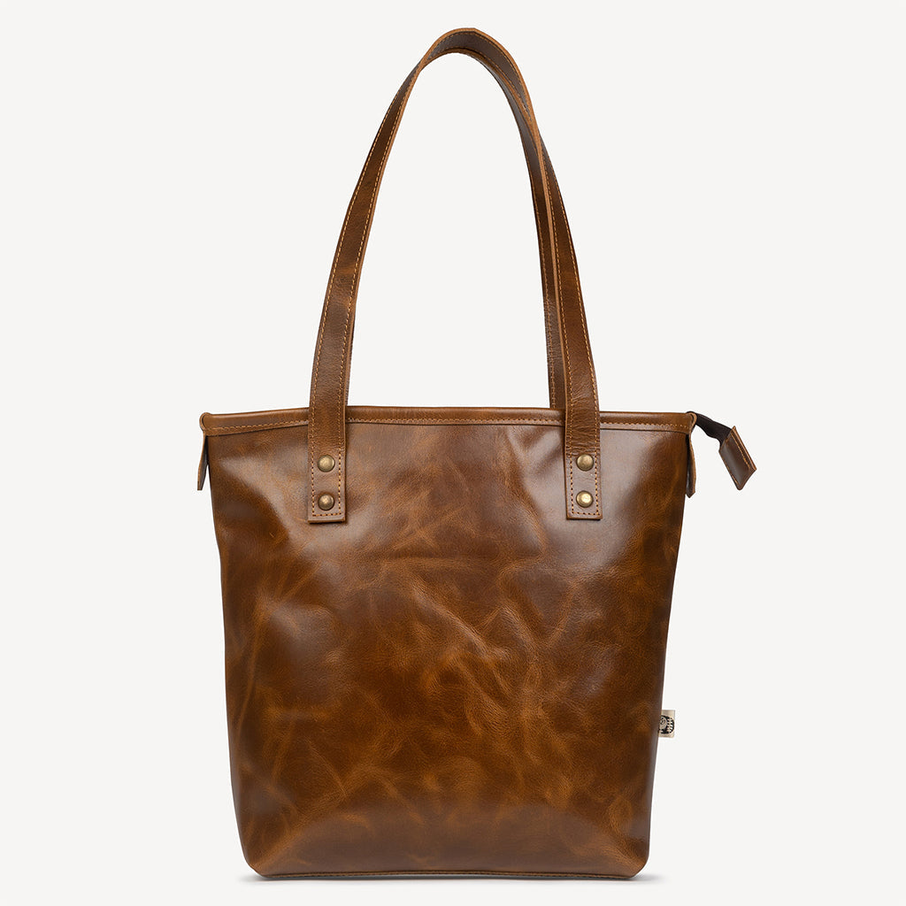 Brown Leather Tote