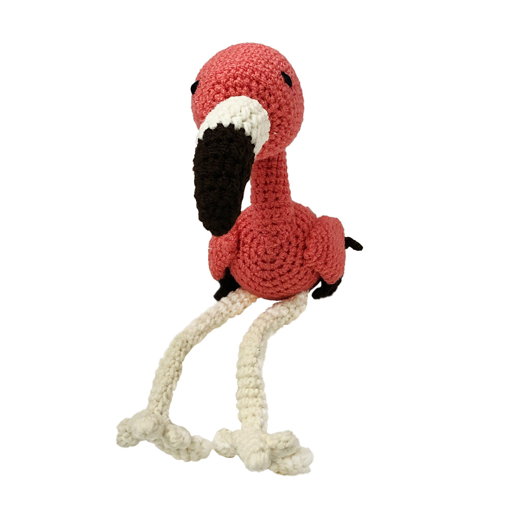 Crocheted Flamingo