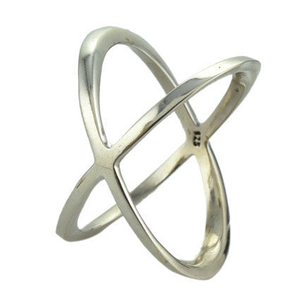 Crisscross Ring - Sterling Silver