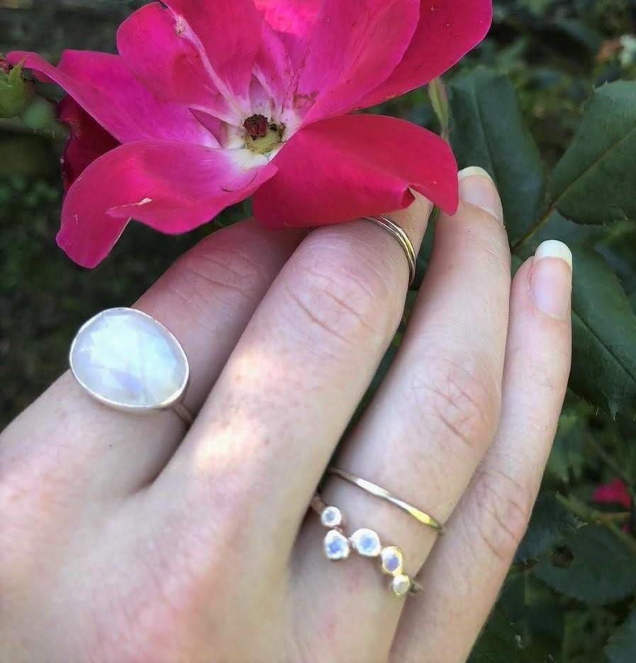 Moonstruck Sterling Silver Ring