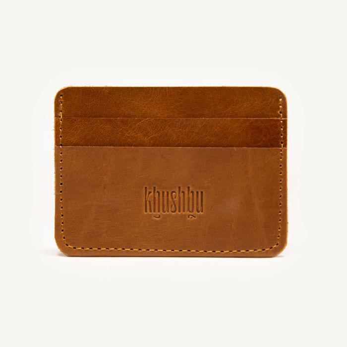 Horizontal Leather Slim Wallet