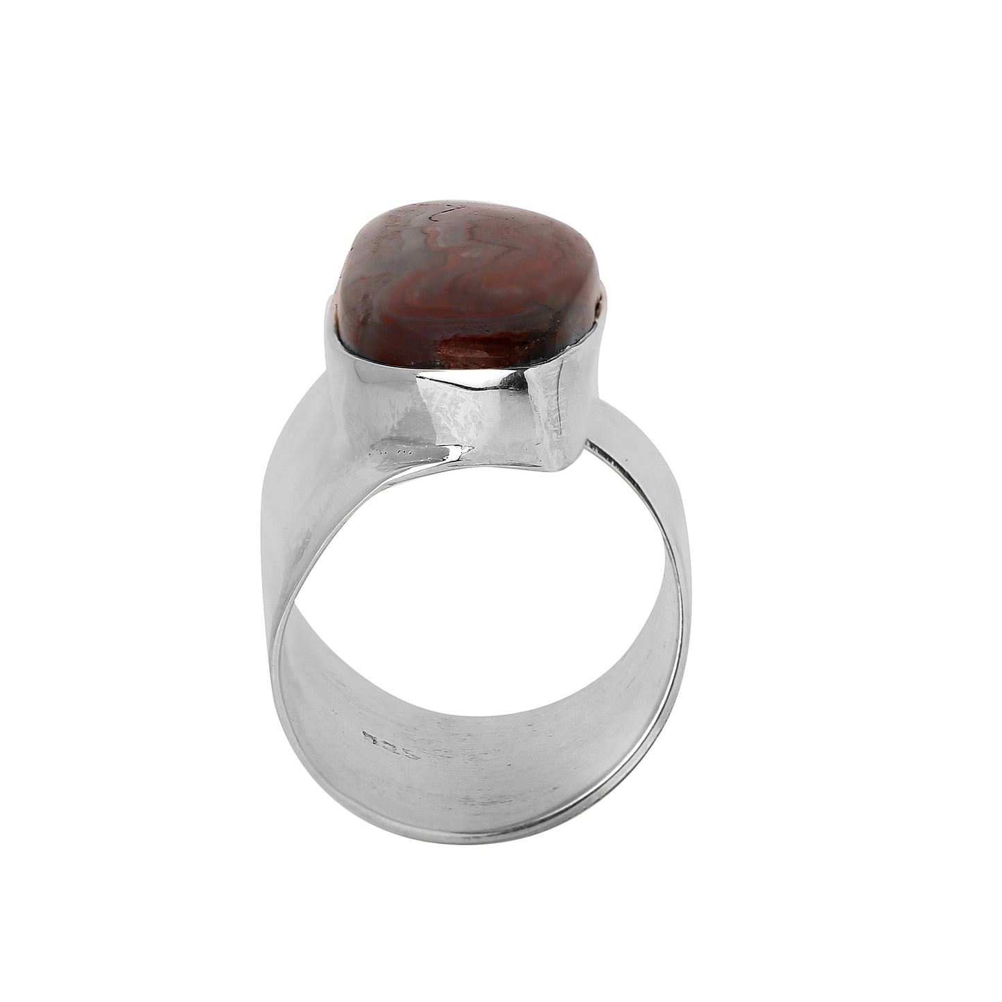 Bloodstone Silver Ring