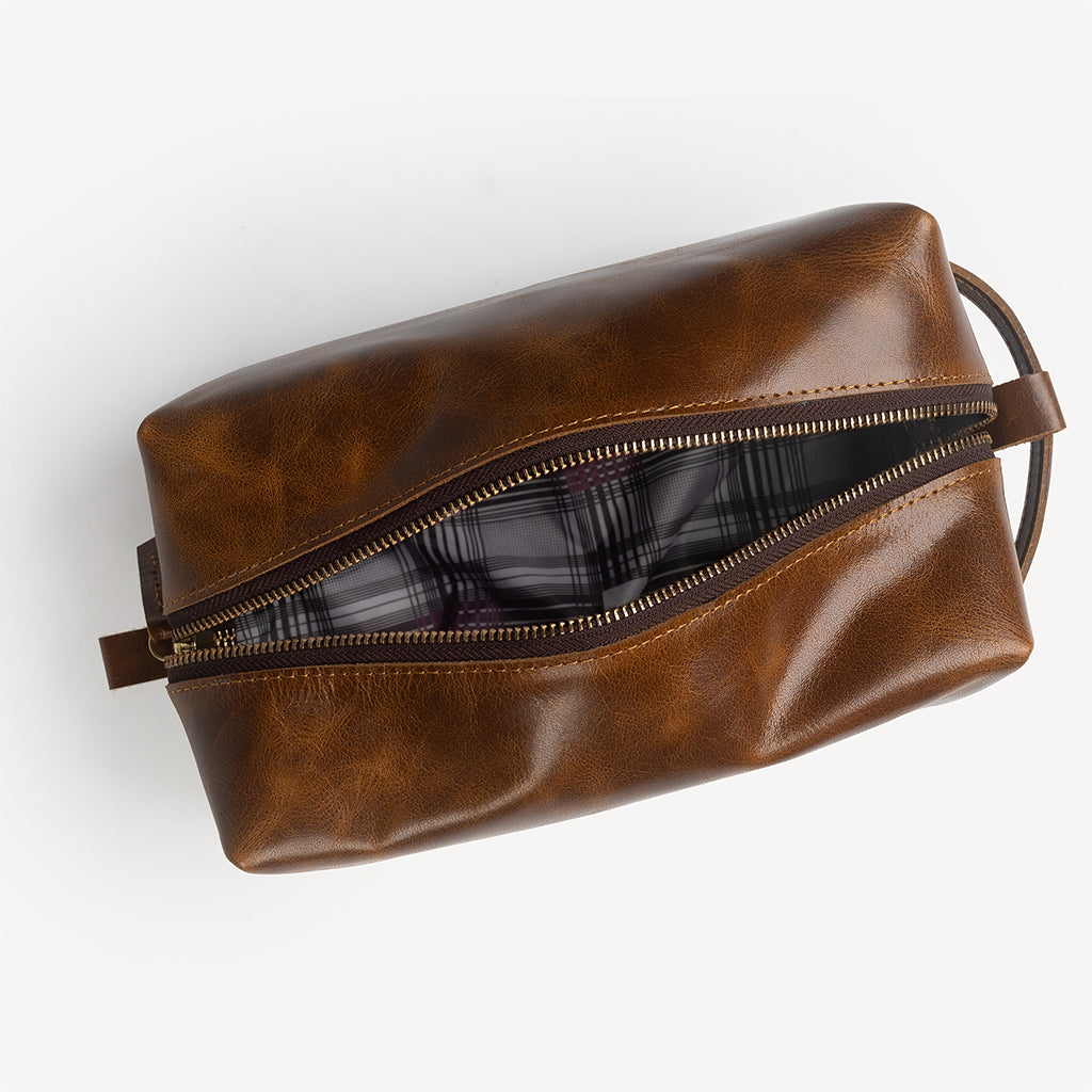 Leather Toiletry Bag