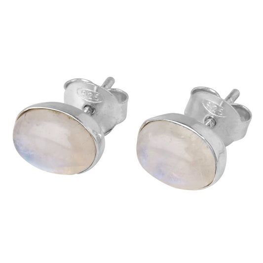 Moonstone Oval Earrings