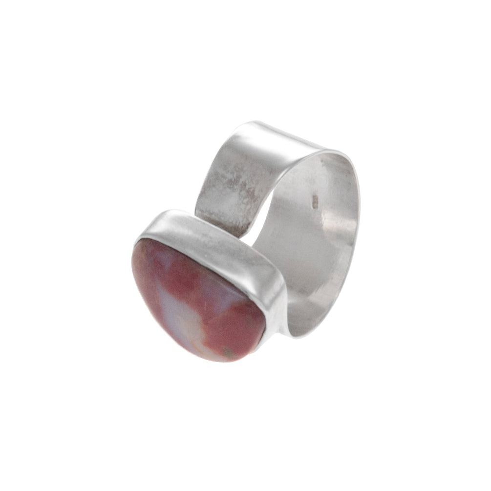 Bloodstone Silver Ring