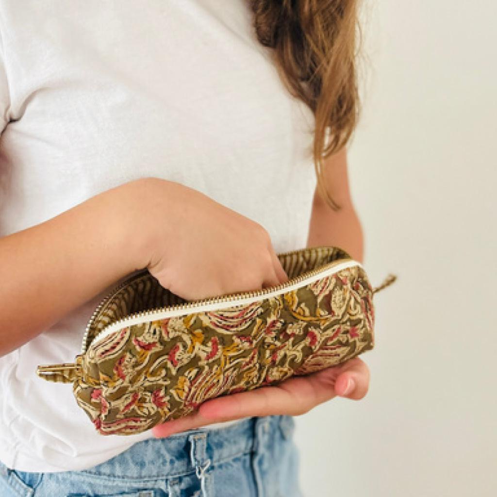 Quilted Pencil Pouch