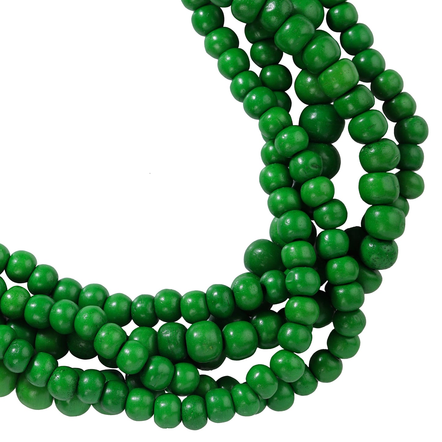 Shakti Beaded Necklace in Green