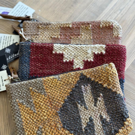 Dhurrie Jute Pouch