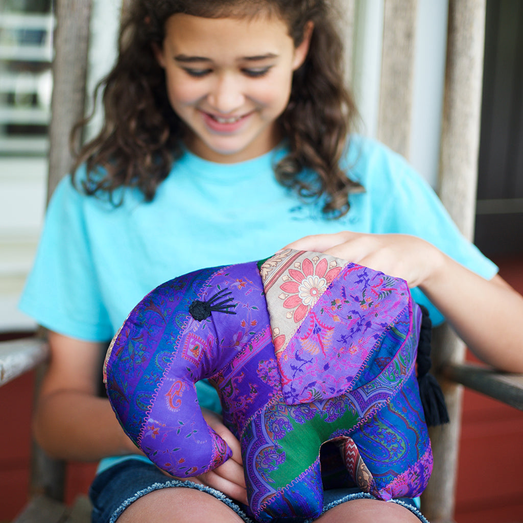 Jumbo Patchwork Elephant - Various Colors