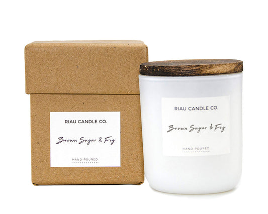 Small Riau Candle - Brown Sugar & Fig