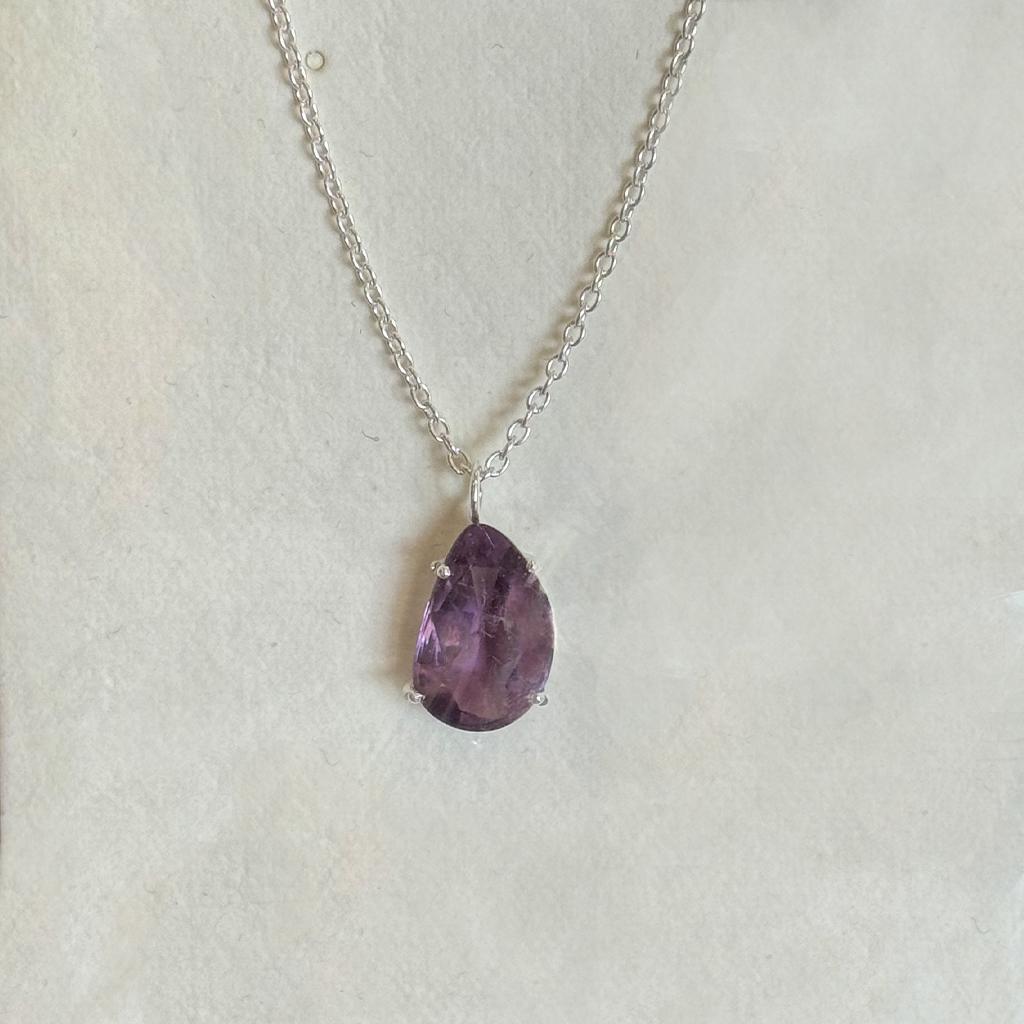 Amethyst Pendant Necklace