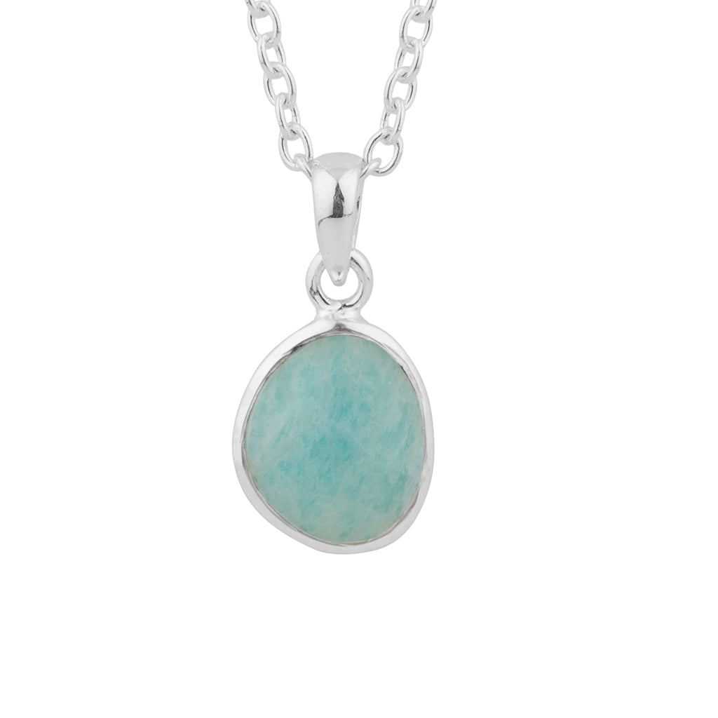 Amazonite Pendant Necklace