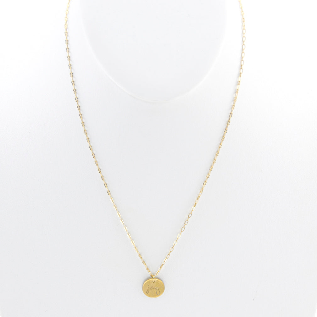 Joy Brass Necklace