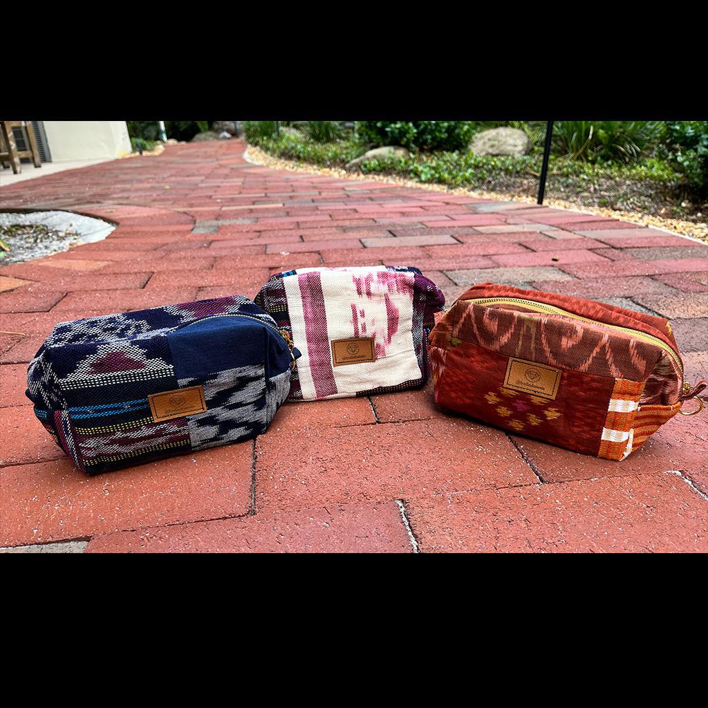 Woven Makeup Bag