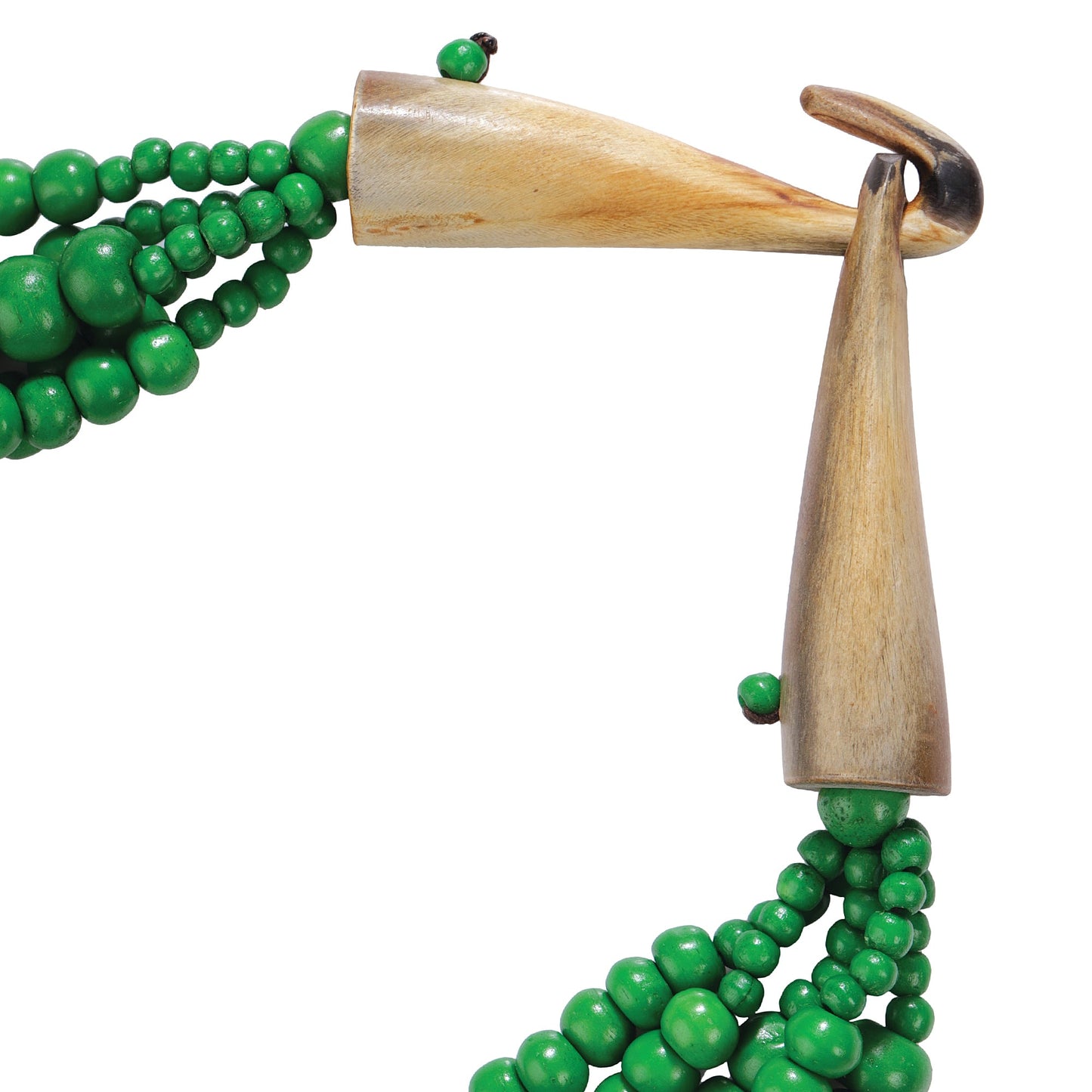 Shakti Beaded Necklace in Green