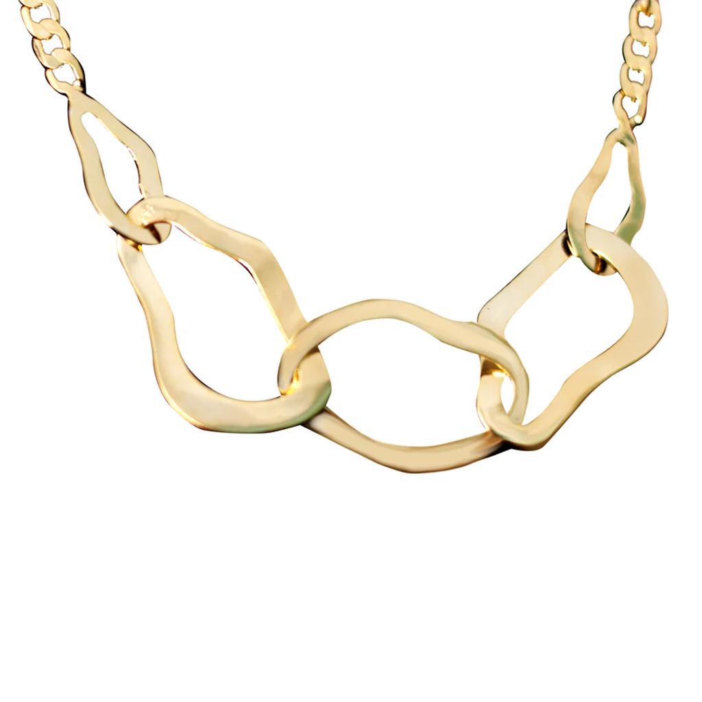 Organic Link Gold Necklace