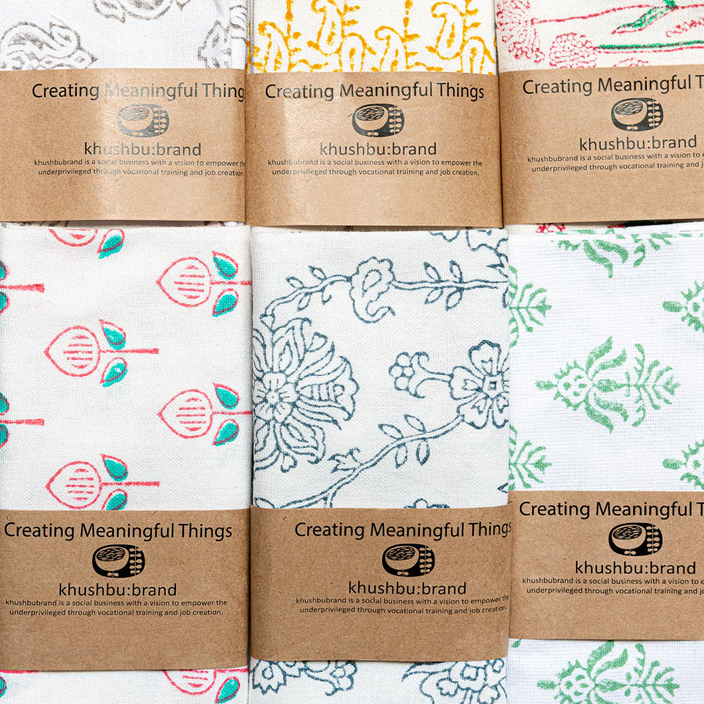 Block Print Tea Towel