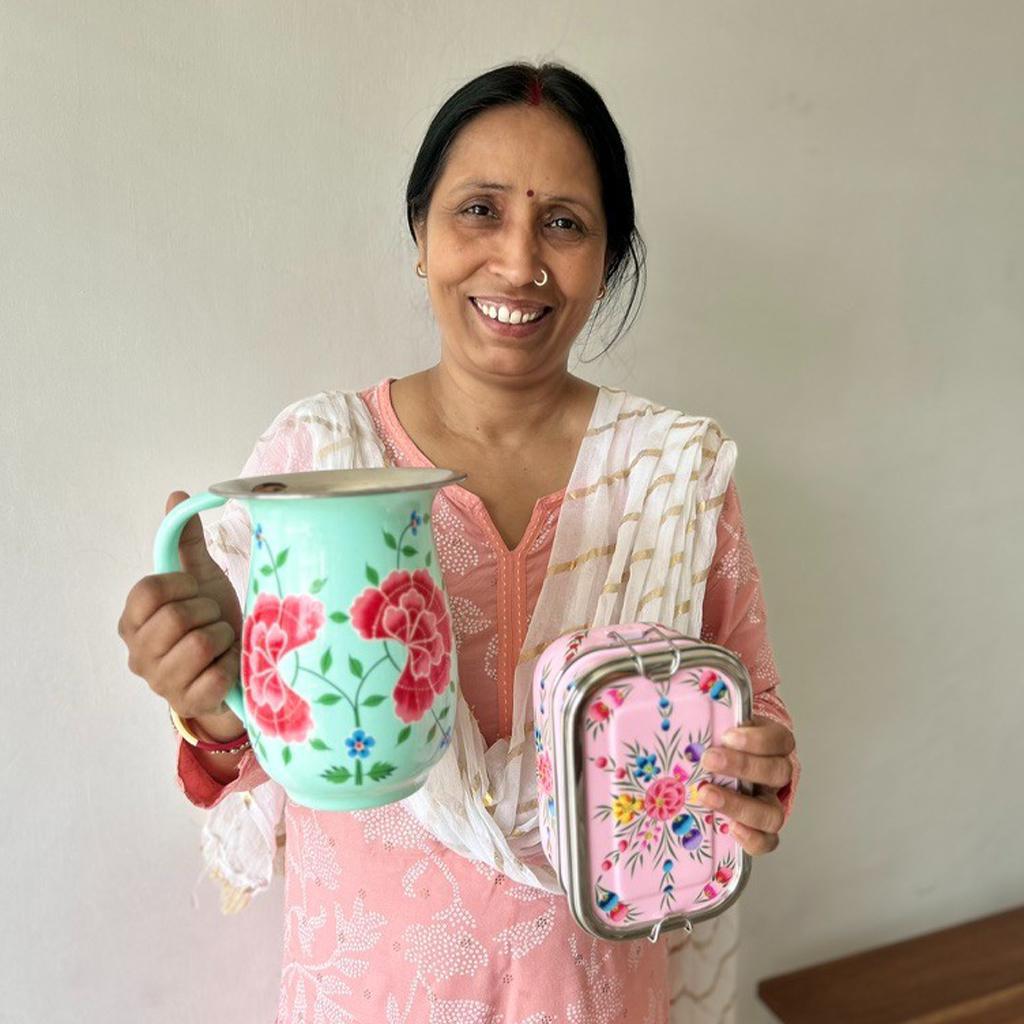 Hand Painted Bento Box