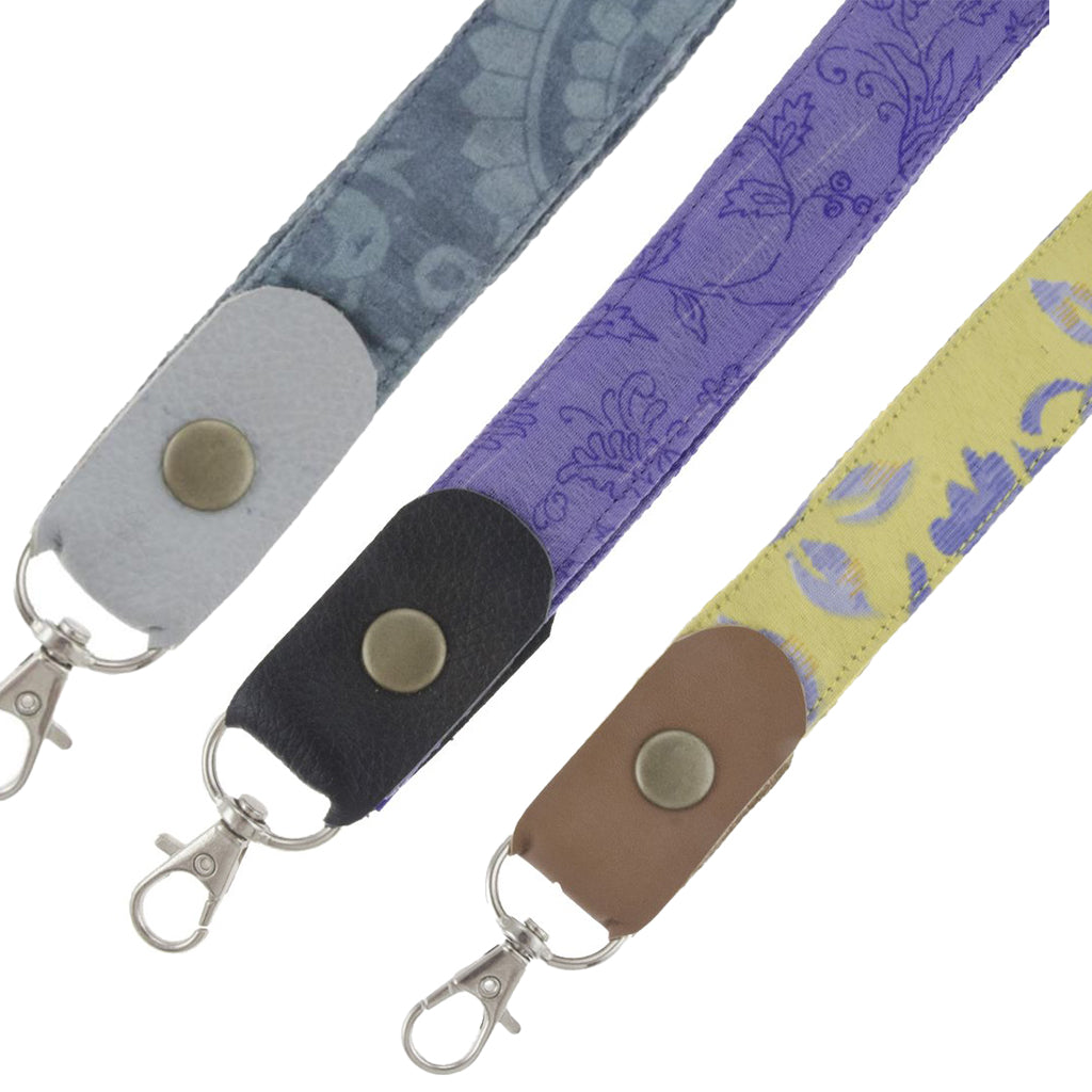 Silk Sari Lanyard - Assorted Colors