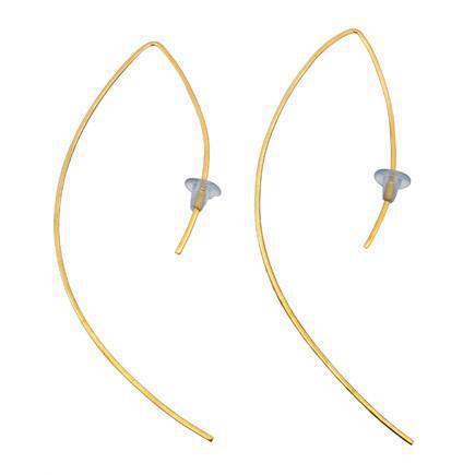 Brass Curves Earrings