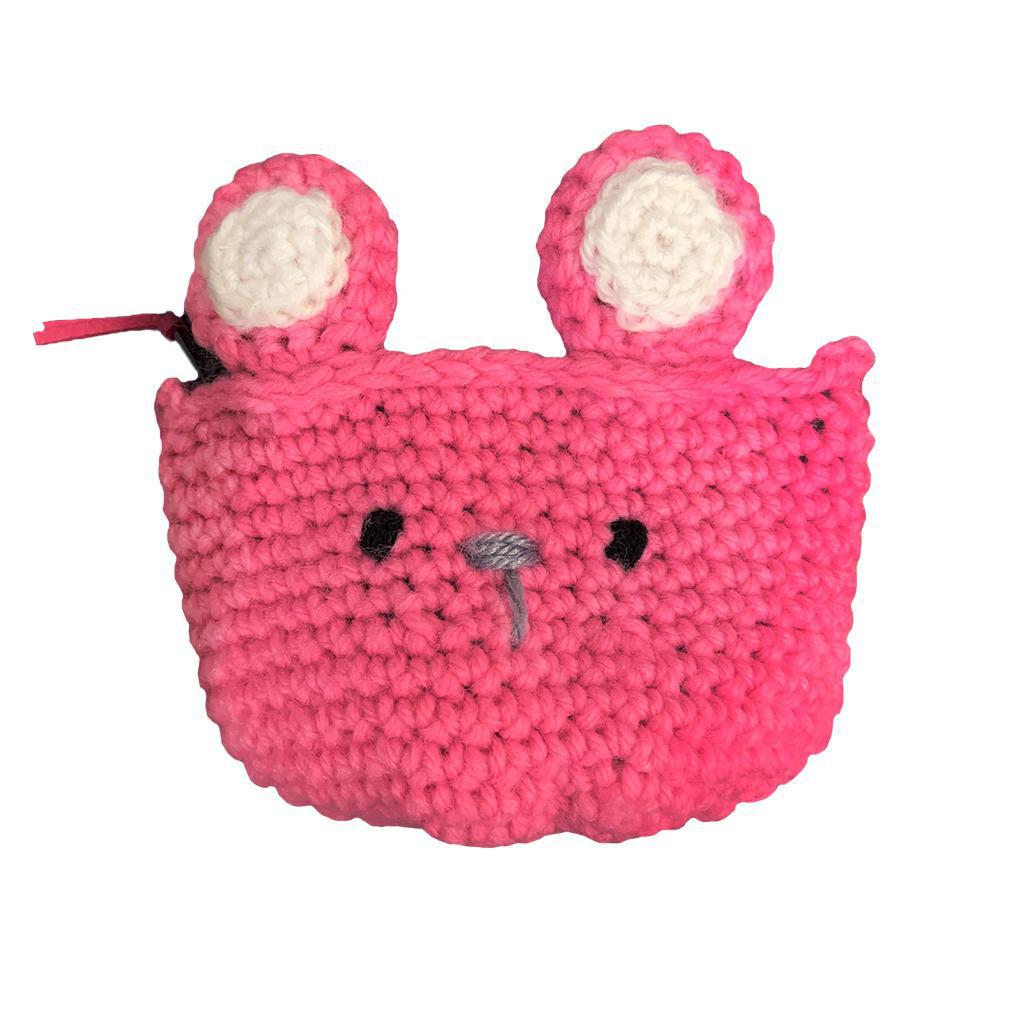 Crochet Bunny Coin Purse