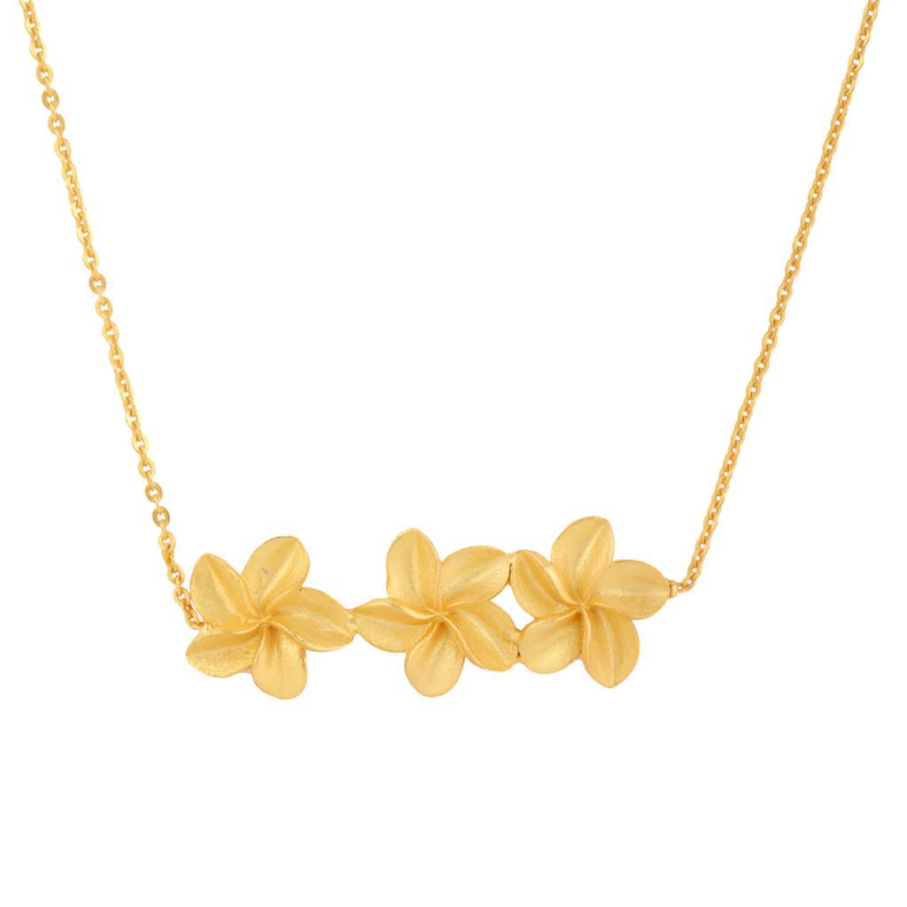 Long Plumeria Necklace