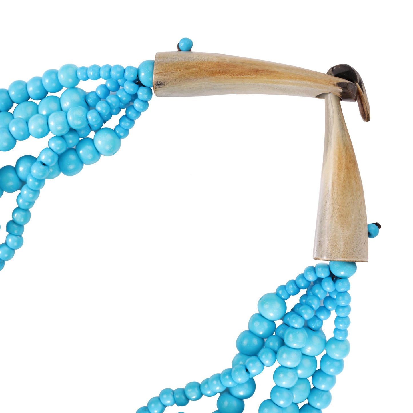 Shakti Beaded Necklace in Blue